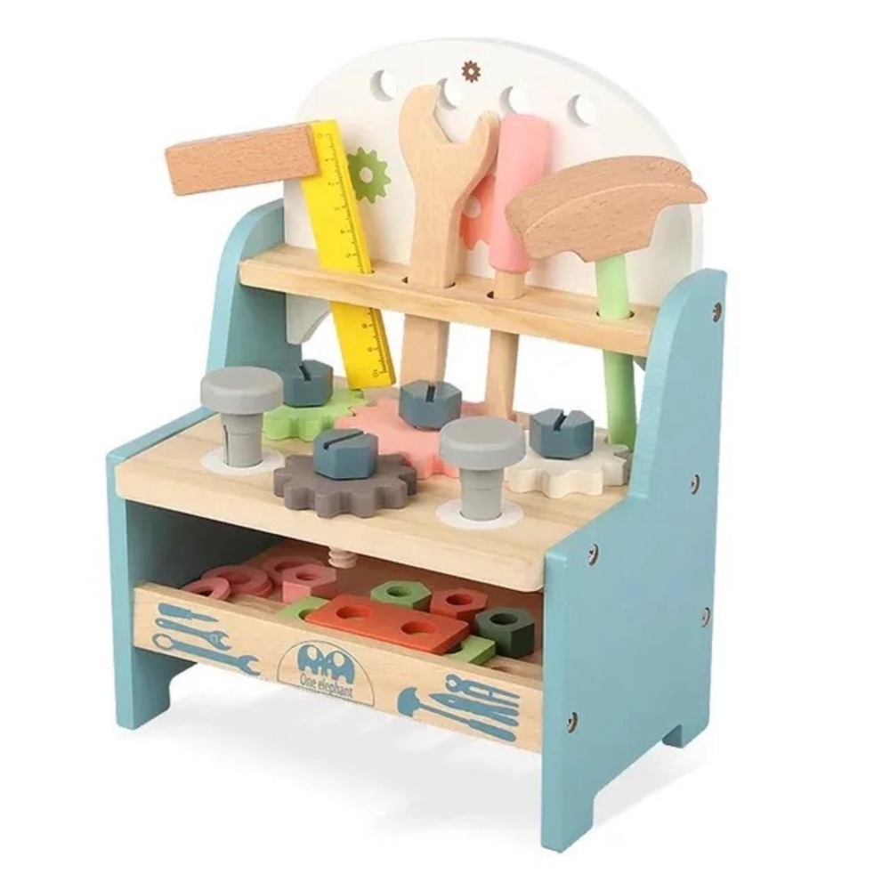Montessori Mini Tool Bench Toy for Kids